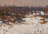 ANDREAS Hans 1947,Winter landscape,1979,im Kinsky Auktionshaus AT 2023-04-18