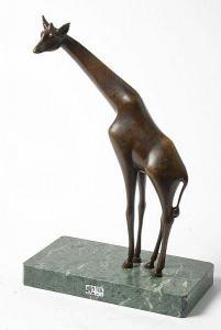 ANDREAS Thomas 1887-1948,Girafe,VanDerKindere BE 2021-02-23
