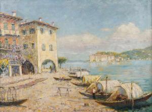 ANDREE Rudolf 1887-1970,Isola Pescatori,c.1960,Mehlis DE 2020-05-28