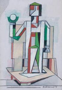 ANDREENKO Mikhail, Michel 1894-1982,Abstract Figure,1973,AAG - Art & Antiques Group NL 2022-06-20