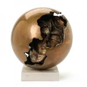 ANDRESEN Jens Christian 1865-1949,Broken sphere with a female face,Bruun Rasmussen DK 2020-09-15