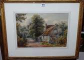 ANDREW 1800-1800,An old cottage on a country lane,Bellmans Fine Art Auctioneers GB 2016-02-16