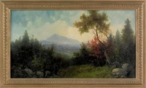 ANDREW 1800-1800,New Hampshire landscape,c. 1880,Pook & Pook US 2008-09-26