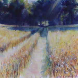 ANDREW Nick 1957,'Cornfield Font Hill',1989,Gorringes GB 2022-09-19