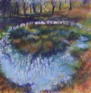 ANDREW Nick 1957,'Moon Pond',1990,Gorringes GB 2022-09-19