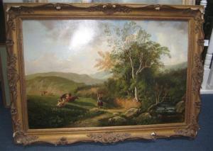 ANDREWS A 1800-1800,Cattle in a landscape,1880,Gorringes GB 2011-10-19