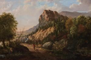 ANDREWS Ambrose 1801-1860,In the Catskills,1850,Shannon's US 2017-10-26