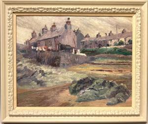 ANDREWS Arthur Henry 1906-1966,Cottages on the Shore,Bamfords Auctioneers and Valuers GB 2023-08-09