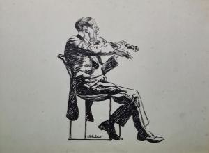 ANDREWS Arthur Henry 1906-1966,The Violinist,The Cotswold Auction Company GB 2020-09-08