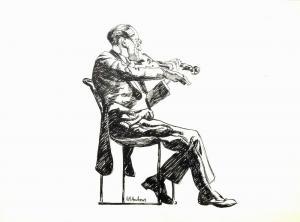 ANDREWS Arthur Henry 1906-1966,The violinist,Mallams GB 2019-05-23