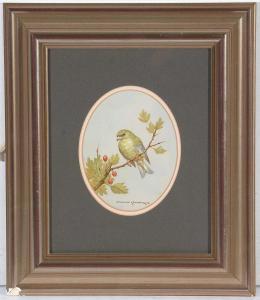 ANDREWS David 1938,Bird on a Berried Bough,Anderson & Garland GB 2022-06-09