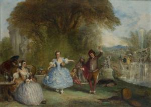 ANDREWS Henry 1794-1868,The Dance,Rosebery's GB 2022-07-19