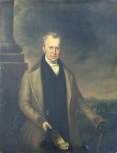 ANDREWS John 1824-1870,Portrait of a gentleman,1844,Gorringes GB 2009-09-02