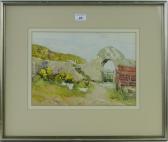 ANDREWS Joseph 1806-1873,Farmyard scene,Burstow and Hewett GB 2014-07-30