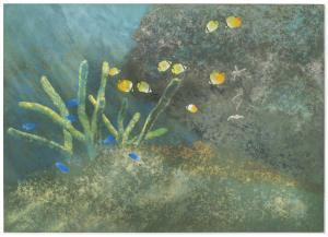 ANDREWS Michael 1928-1995,School III: Butterfly Fish and Damsel Fish,1978,Christie's GB 2024-03-07