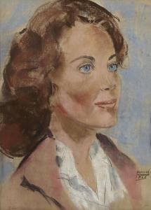 ANDREWS Norman,Portrait of Maureen O'Hara,1961,Bonhams GB 2016-11-29