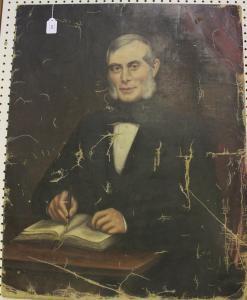 ANDREWS R.G 1900-1900,Half Length Portrait of Hugh Brookes Esq,1861,Tooveys Auction GB 2017-02-22