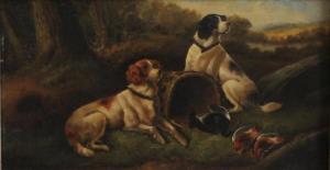 ANDREWS WALTER 1905-1969,Dogs with with dead poultry and a game basket,Elite US 2015-07-05