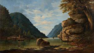 ANDREWS William 1840-1887,On the Nepean River, Blue Mountains, New South Wal,1883,Bonhams 2018-11-14