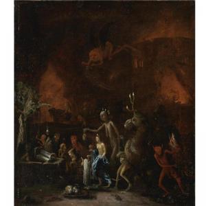 ANDRIES VAN BAESRODE,TEMPTATION OF ST. ANTHONY,Sotheby's GB 2008-01-24