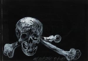 ANDRIESSE Erik 1957-1993,Skull and bones,1990,De Vuyst BE 2023-10-21
