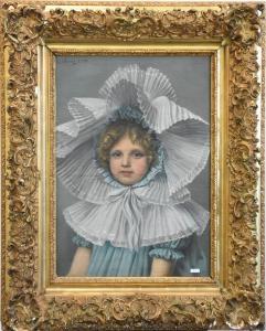 ANDRIESSEN Anthony 1746-1813,Portrait de fillette,1900,Rops BE 2019-11-10