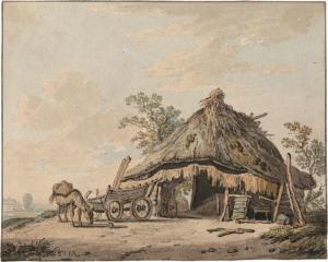 ANDRIESSEN Jurriaan 1742-1819,Zwei Landschaften mit Bauerngehöften,Galerie Bassenge DE 2022-12-02