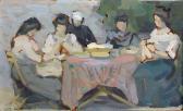 ANDRIEU Lucien 1875-1953,Etude de femmes autour d'une table,Millon & Associés FR 2008-06-16