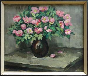 ANDRIJENKO Vladimirs 1926-1995,Peonies,1983,Antonija LV 2021-07-29