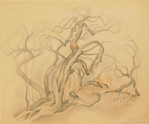 ANDRUS Vera Eugenia 1895-1979,Jade Tree,1939-1941,Rachel Davis US 2023-08-05