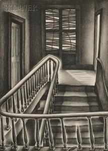 ANDRUS Vera Eugenia 1895-1979,Memory Stairs,1936,Skinner US 2011-01-28