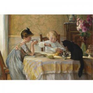 ANGÈLE BLANCHE DENVIL 1874-1934,SNACK TIME,1913,Sotheby's GB 2007-10-23
