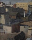ANGAROLA Anthony 1893-1929,From a Milwaukee Window,1926,Ader FR 2020-11-06