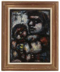 ANGELETTI Alfred 1919-1991,Mother and Child,Anderson & Garland GB 2021-07-29