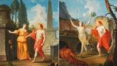 ANGELETTI Pietro 1737-1798,Apollo e Dafne; Apollo e Clizia,Palais Dorotheum AT 2009-03-31