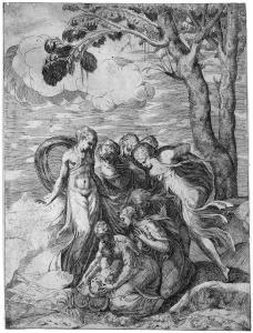 ANGELI d'Giovanni Battista 1500-1500,Die Auffindung des Mosesknaben,Galerie Bassenge DE 2010-11-25
