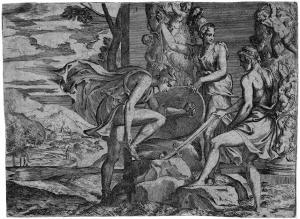 ANGELI d'Giovanni Battista 1500-1500,Perseus, Merkur und Athena,Galerie Bassenge DE 2010-11-25