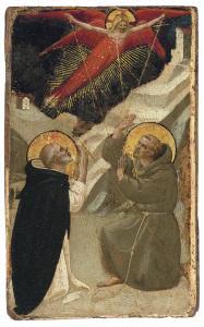 ANGELICO FRA 1395-1455,Saint Dominic and the Stigmatization of Saint Fran,Christie's GB 2022-06-09