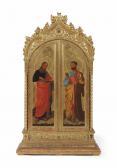 ANGELICO FRA 1395-1455,Saints Mark and Peter, the opened tryptich centred,Christie's GB 2013-03-26