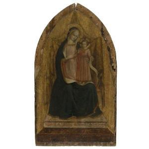 ANGELICO FRA 1395-1455,THE MADONNA AND CHILD ENTHRONED,Sotheby's GB 2011-01-28