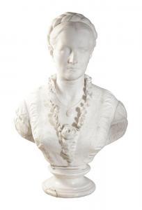 ANGELINI Tito 1806-1878,bust of a lady,1876,Dreweatts GB 2019-12-11