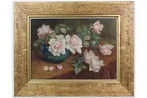 ANGELL Maud 1888-1924,Still life of roses,Dickins GB 2015-09-12