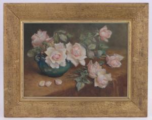 ANGELL Maud 1888-1924,still life roses,Burstow and Hewett GB 2017-11-22