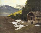 ANGERER Max 1877-1955,Tiroler Berglandschaft im Vorfrühling,Palais Dorotheum AT 2019-02-28
