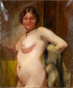 ANGERMEYER Hermann 1876-1955,Nu féminin,Galerie Moderne BE 2021-02-22