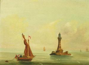 ANGLO AMERICAN SCHOOL,A lighthouse with surrounding boats,Woolley & Wallis GB 2006-11-07