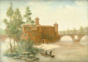 ANGLO AMERICAN SCHOOL,A view of anItalianate castle on a river island,Dreweatt-Neate GB 2008-10-08