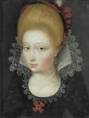 ANGLO AMERICAN SCHOOL,Portrait of a lady, bust-length, in a black and re,Christie's GB 2013-05-07