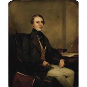 ANGLO AMERICAN SCHOOL (XIX),Portrait of a Gentleman Seated at a Desk,William Doyle US 2014-09-16