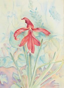 ANGUS Rita 1908-1970,Orchid,1948,Webb's NZ 2022-09-18